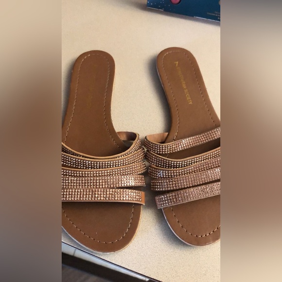 Rose Gold Slippers - Picture 2 of 4